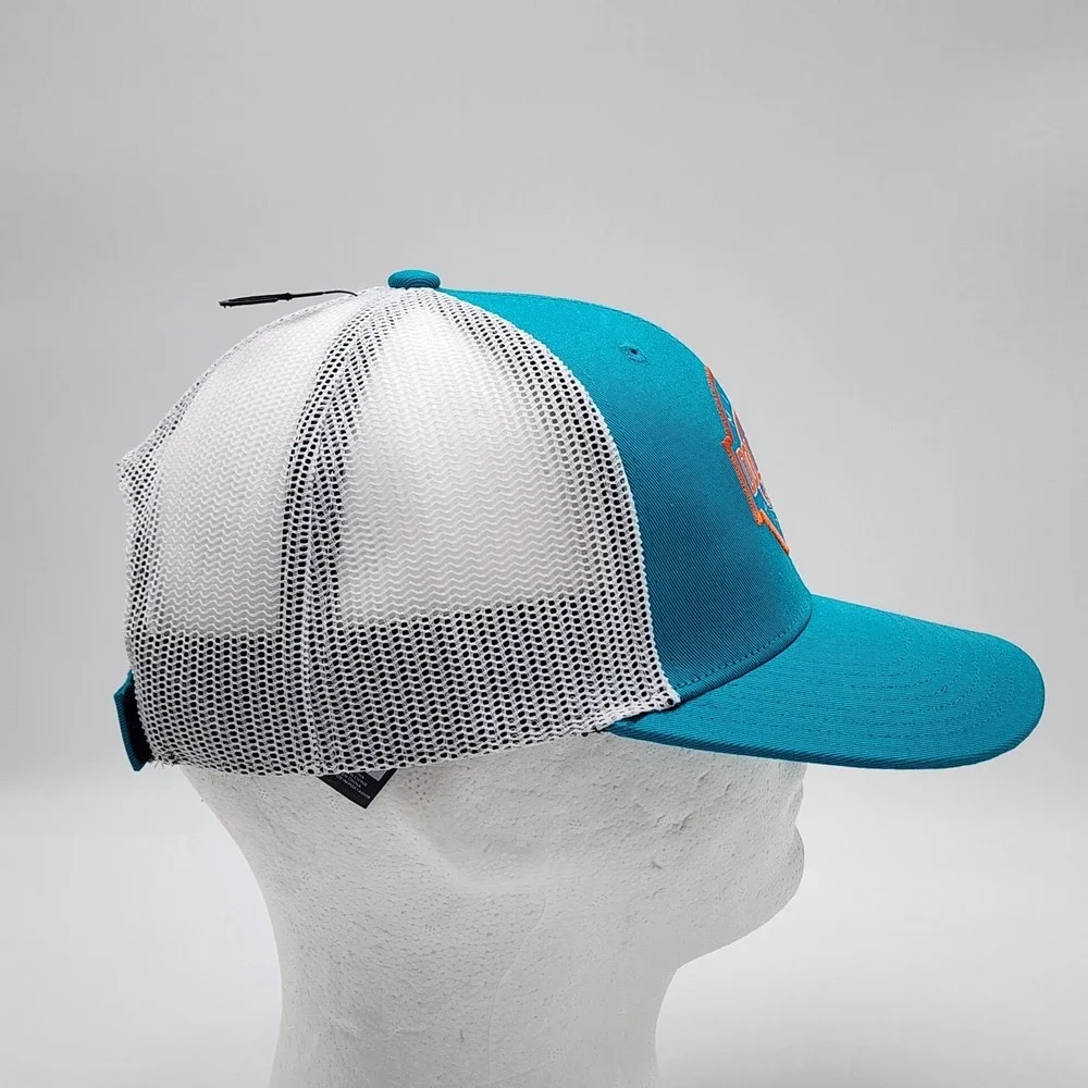 MIAMI DOLPHINS HAT‎ MESH TRUCKER NFL FOOTBALL LOGO AUTHENTIC TEAM CAP YOUTH